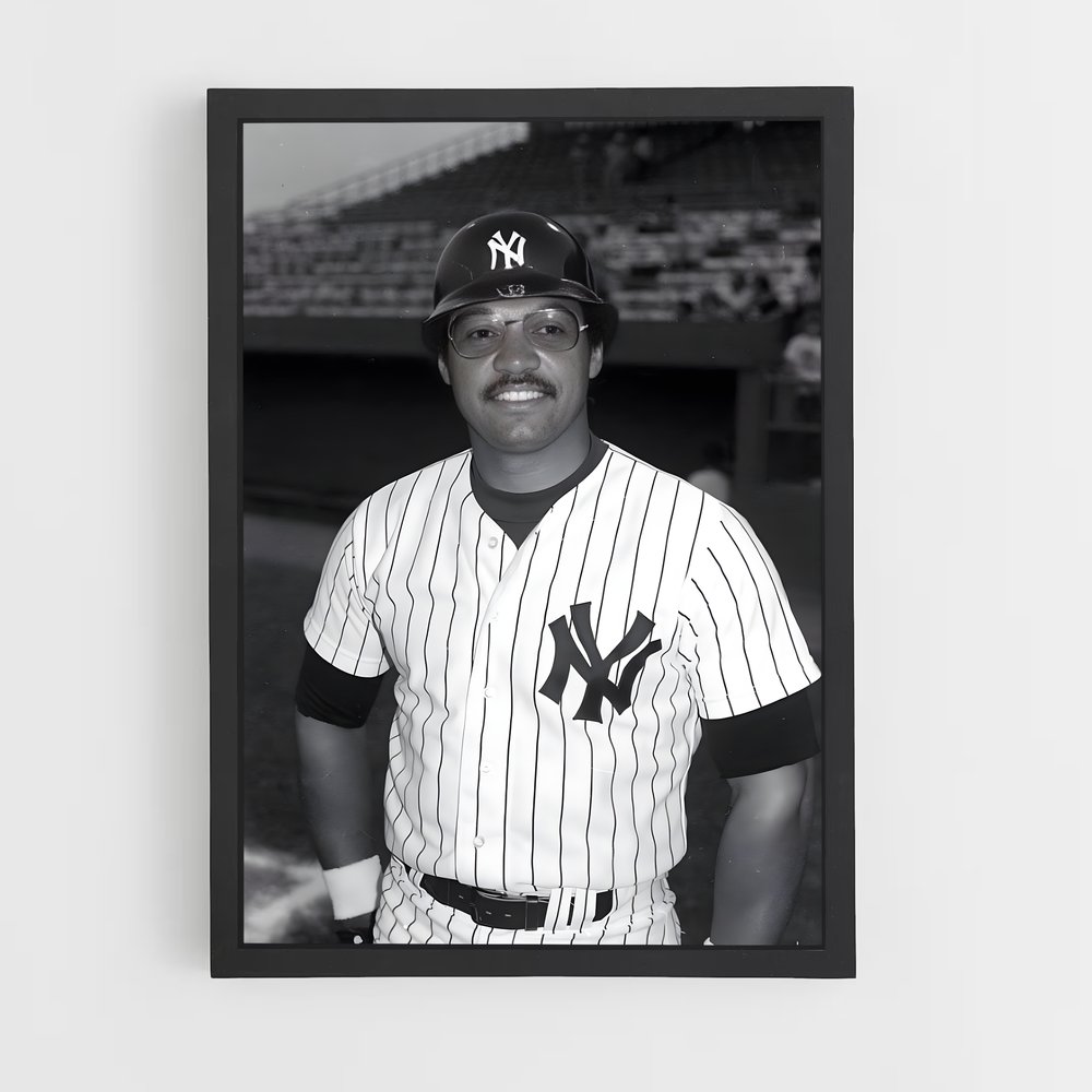 Poster Reggie jackson run – affiche Baseball (vue 2)